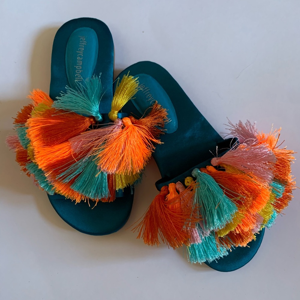 Jeffrey Campbell Tassle Slippys